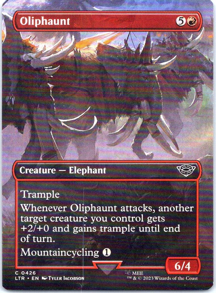 Universes Beyond LOTR #426 Oliphaunt (Borderless)
