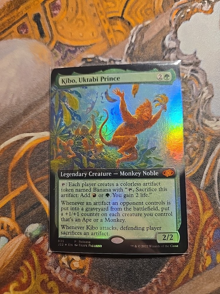 Kibo, Uktabi Prince Extended Art Foil MTG Promo - HP -