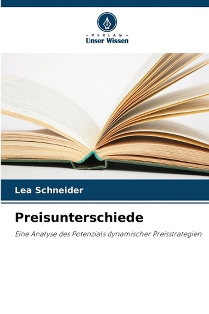 Preisunterschiede by Lea Schneider (German) Paperback Book
