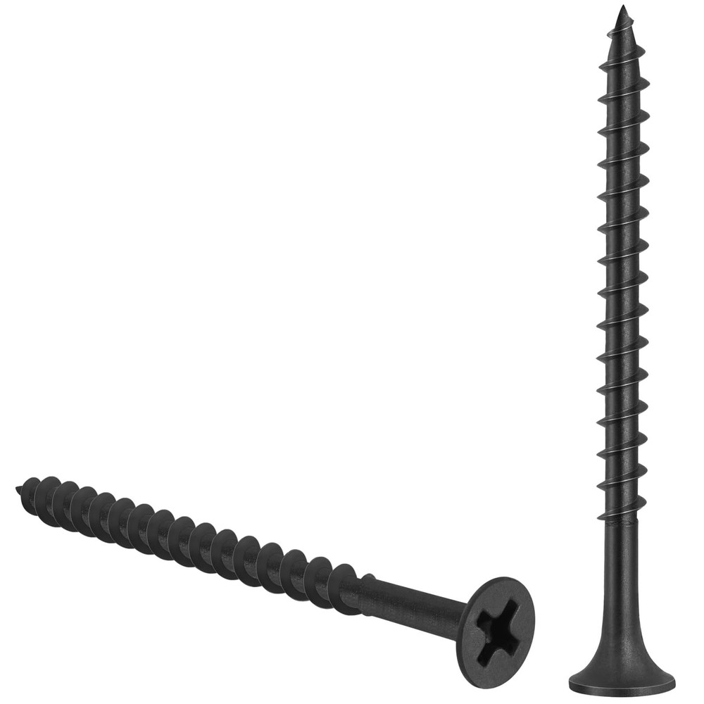 85pcs 2.5-inch Black Coarse Thread Phillips Drywall Screws