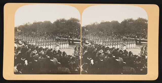 Photo:West Point New York 1901 Dewey Parade Cadets Military Parade