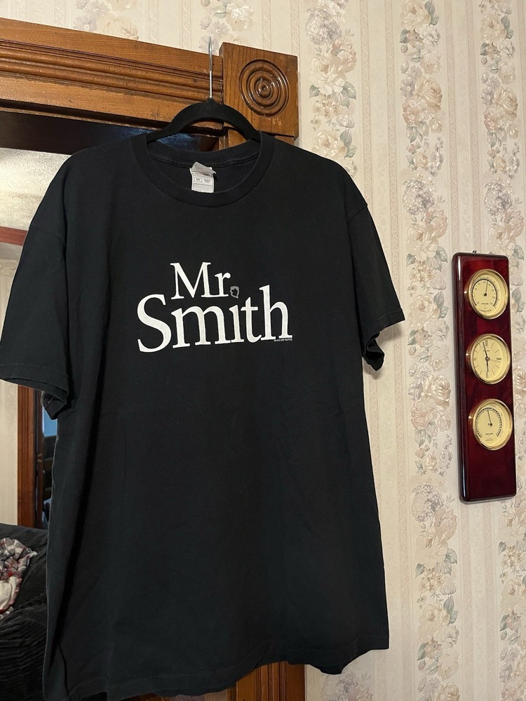 VTG 2005 Mr and Mrs Smith Movie Promo Shirt XL Brad Pitt Tv Show Fox Action