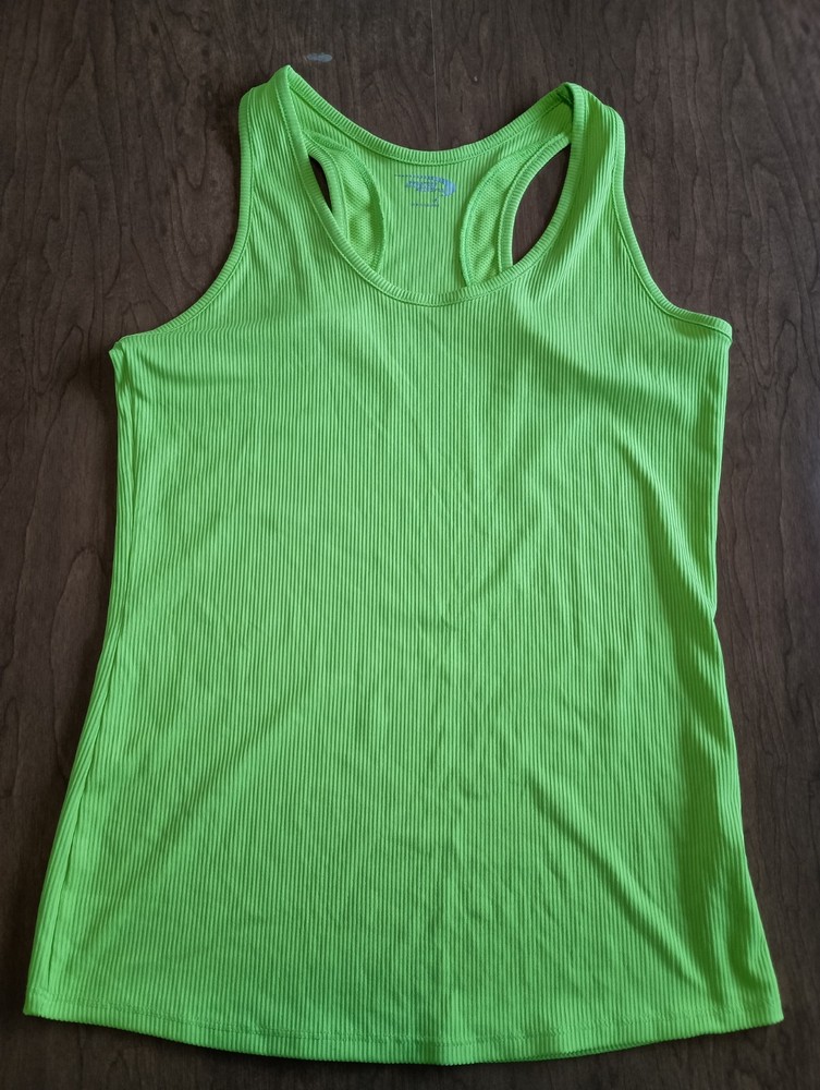 MTA Sport Women's Yellow Sleeveless Workout Athletic Tank Top Size Medium