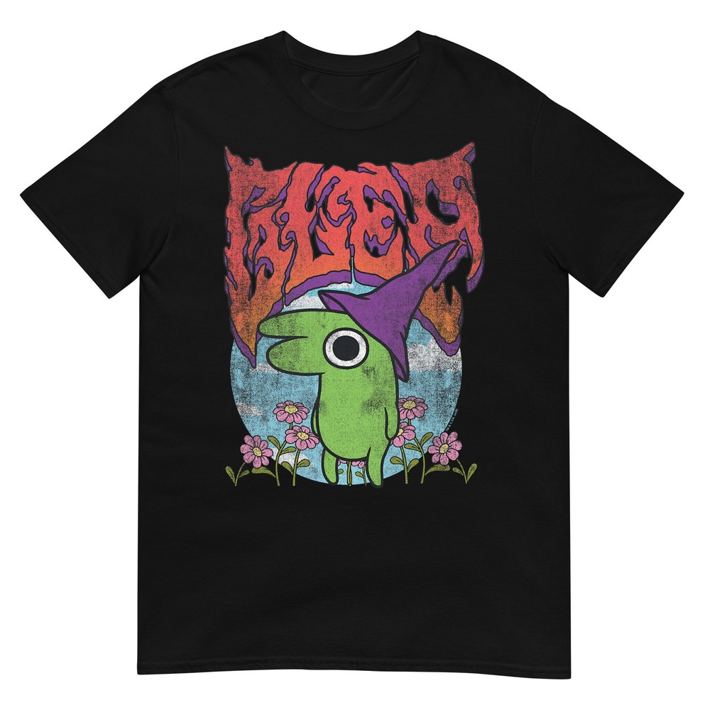 Smiling Friends Glep Vintage Heavy Metal Flowers Cartoon T-Shirt