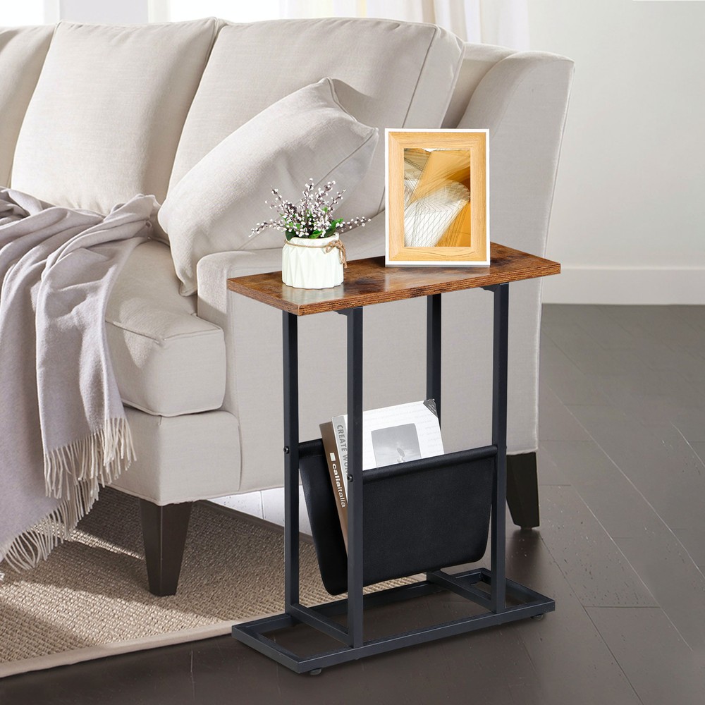 Small Narrow Side Table For Small Spaces Skinny End Side Table