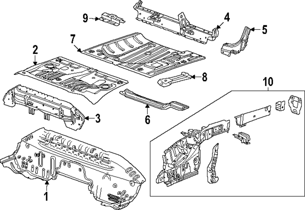Genuine GM Cross-Member Extension 60005315