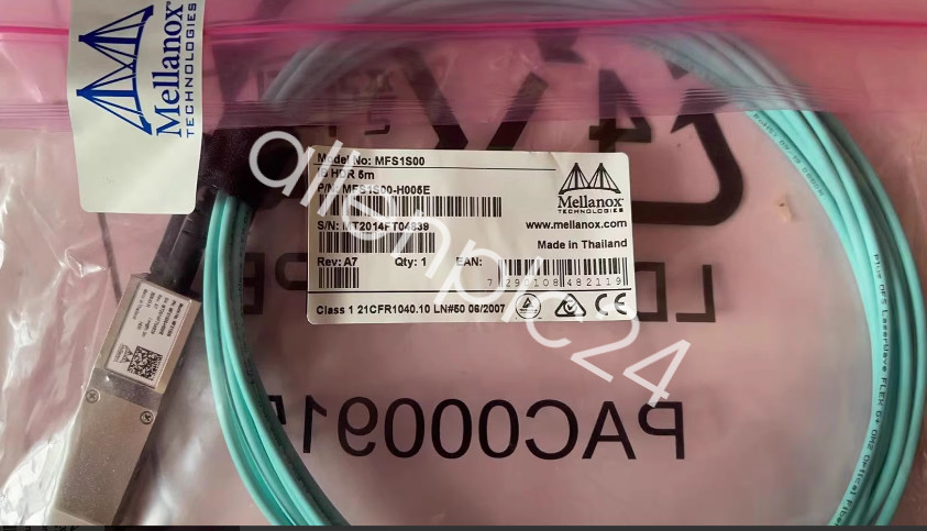 MFS1S00-H005E 1PCS NEW Mellanox 200G 5M AOC optical cable FedEx or DHL