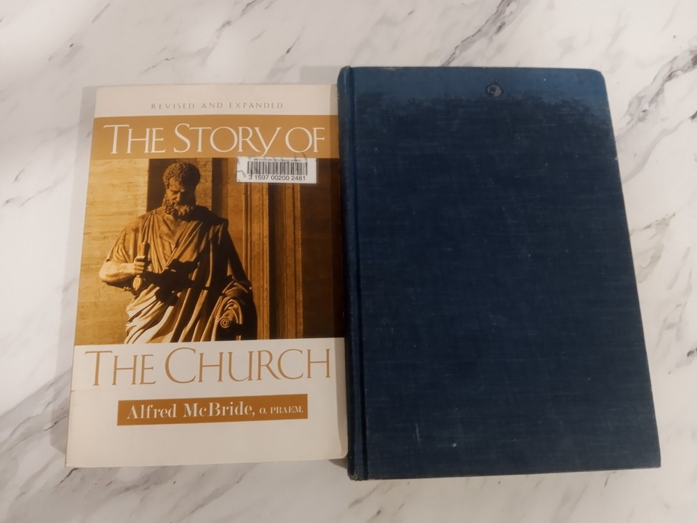 2 Book Lot: Revised And Expanded Story Of The Church - Baker's Bible Atlas