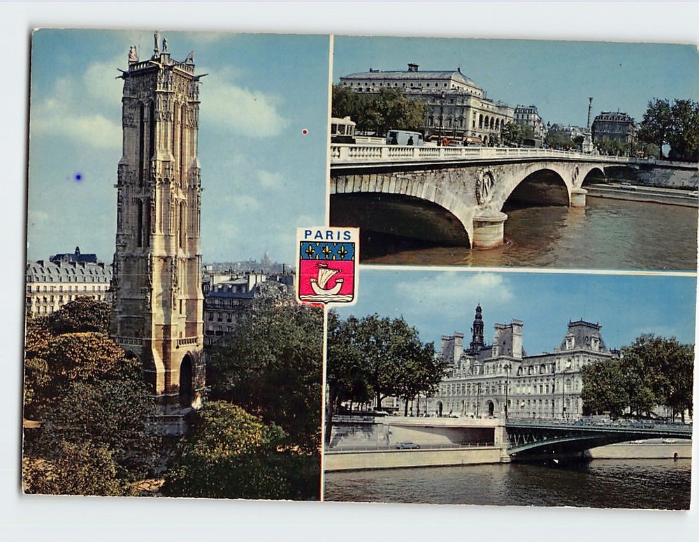 Postcard Paris France