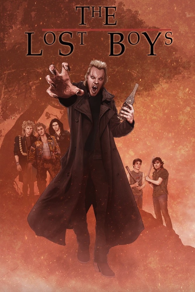 The Lost Boys by Mike McGee 5/125 24” x 36” Screen Print Movie Art PosterEdition # 5 of 125, 24” x 36” Size, New