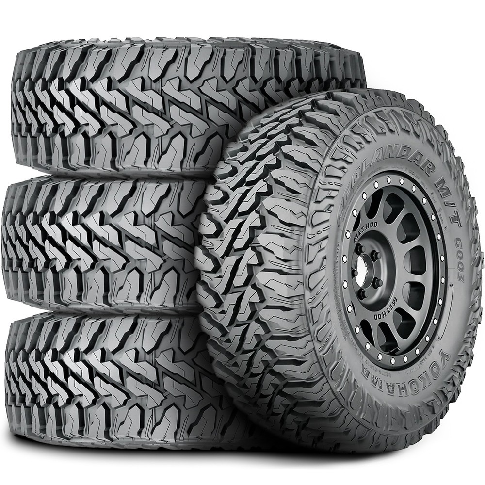 4 Tires Yokohama Geolandar M/T G003 LT 37X12.50R20 Load E 10 Ply MT Mud