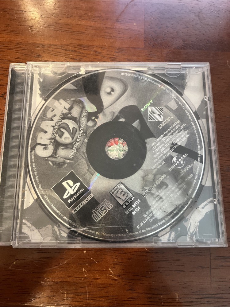 Crash Bandicoot 2: Cortex Strikes Back Greatest Hits (Sony PlayStation 1, 2000)