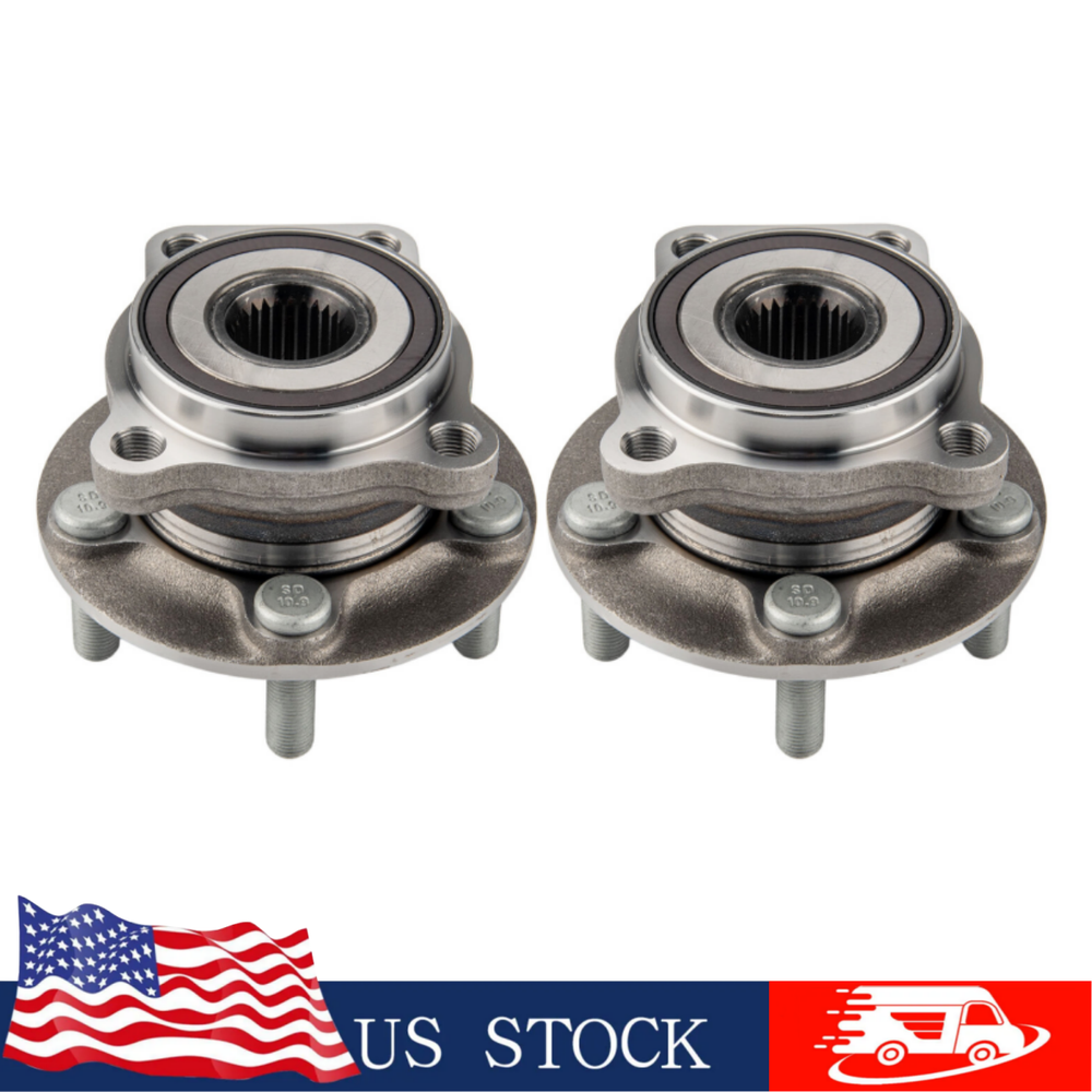 Pair Front Wheel Bearing Hub Assembly for Subaru Forester Impreza XV Crosstrek