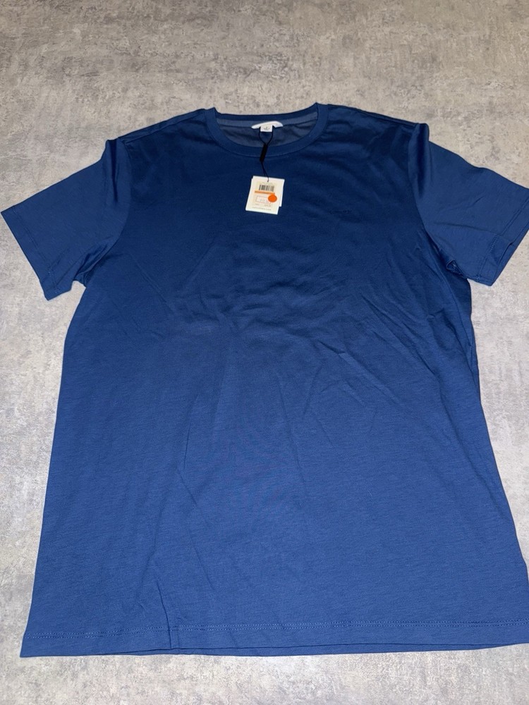 Calvin Klein Liquid Cotton Men’s Short Sleeve Crew Neck T Shirt Black Size Small
