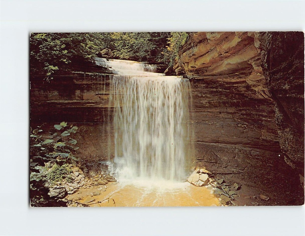 Postcard Clifty Falls State Park Madison Indiana USA