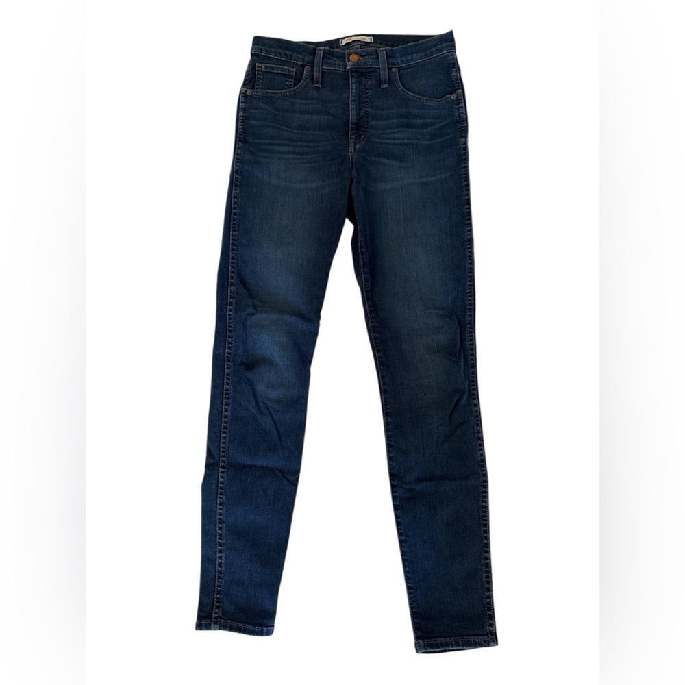 Madewell 10-Inch High-Rise Skinny Jeans in Dark Wash - Size 28