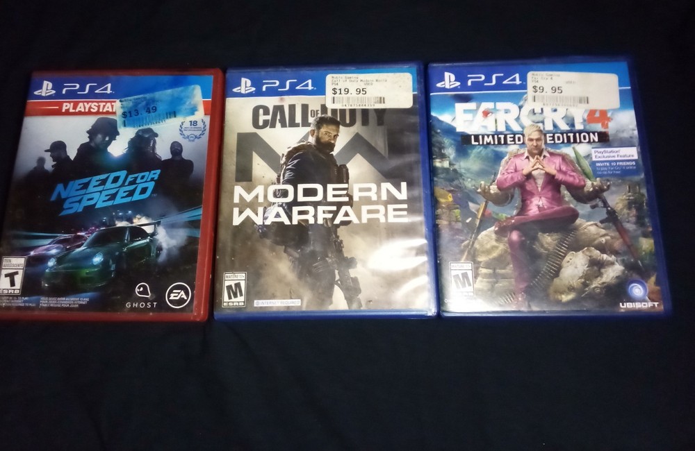 Lot Of 3 ps4 games working and tested