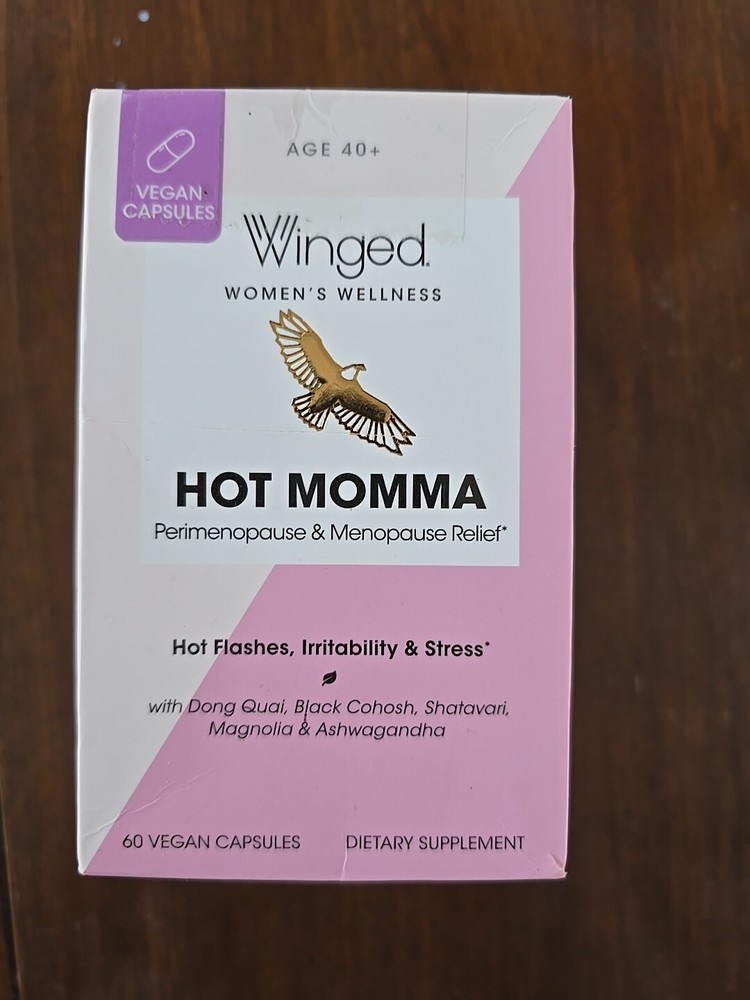 Hot Momma Perimenopause & Menopause Relief Capsules for Women – 60 Count  
