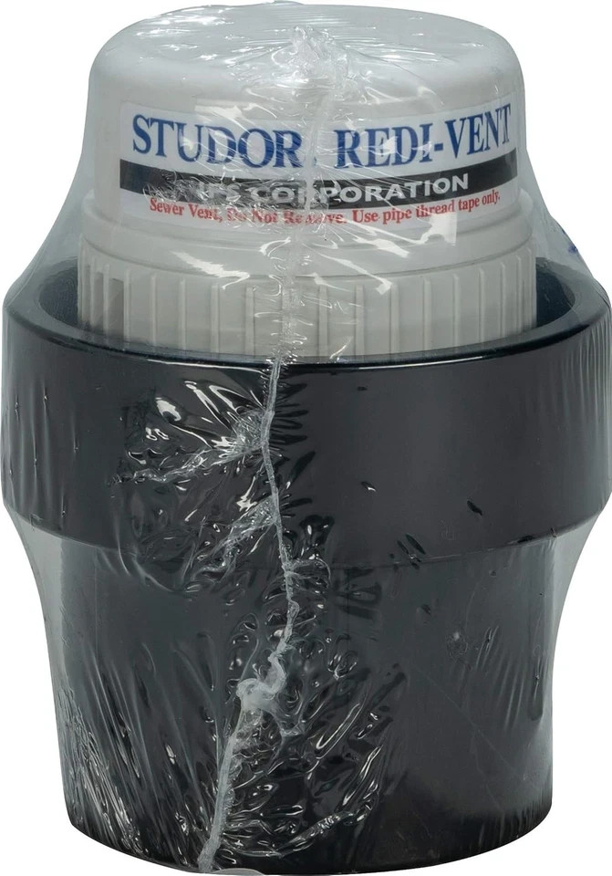 NEW Studor 20349 Redi-Vent Air Admittance Valve with ABS Adapter 1 1/2-2