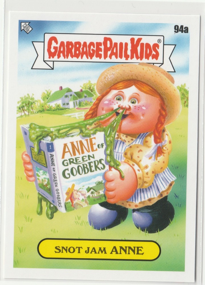 Snot Jam Anne #94a Garbage Pail Kids GPK 2022 Book Worms Trading Card