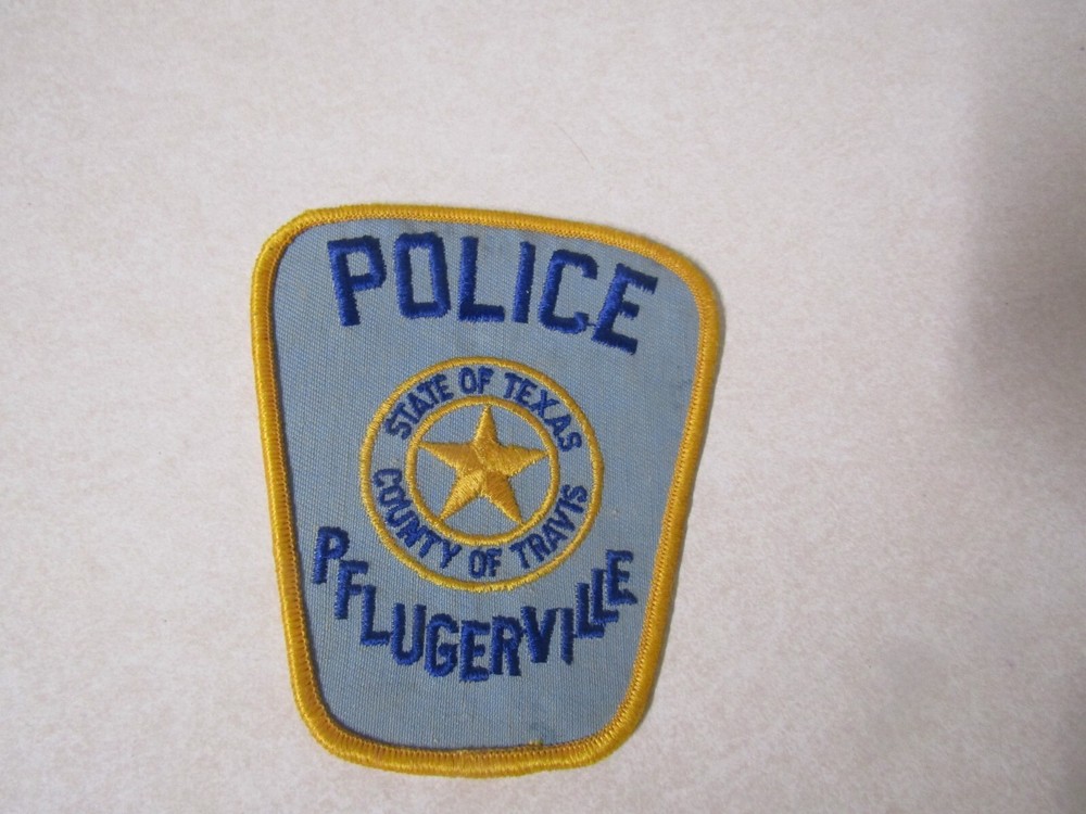 PATCH LAW ENFORCEMENT OLDER SHERIFF DEPARTMENT TEXAS PFLUGERVILLE COUNTY