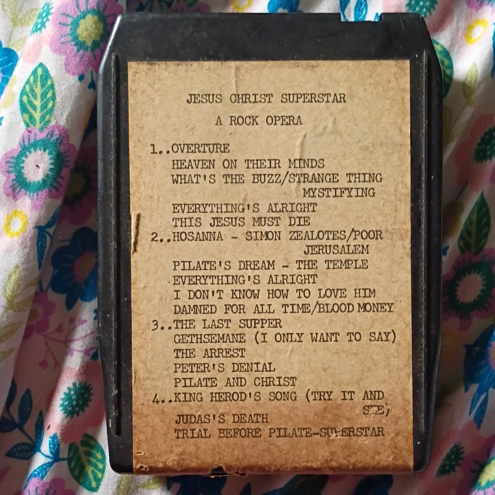 Jesus Christ Superstar: A Rock Opera Cassette Cartridge, Rock Opera, Black