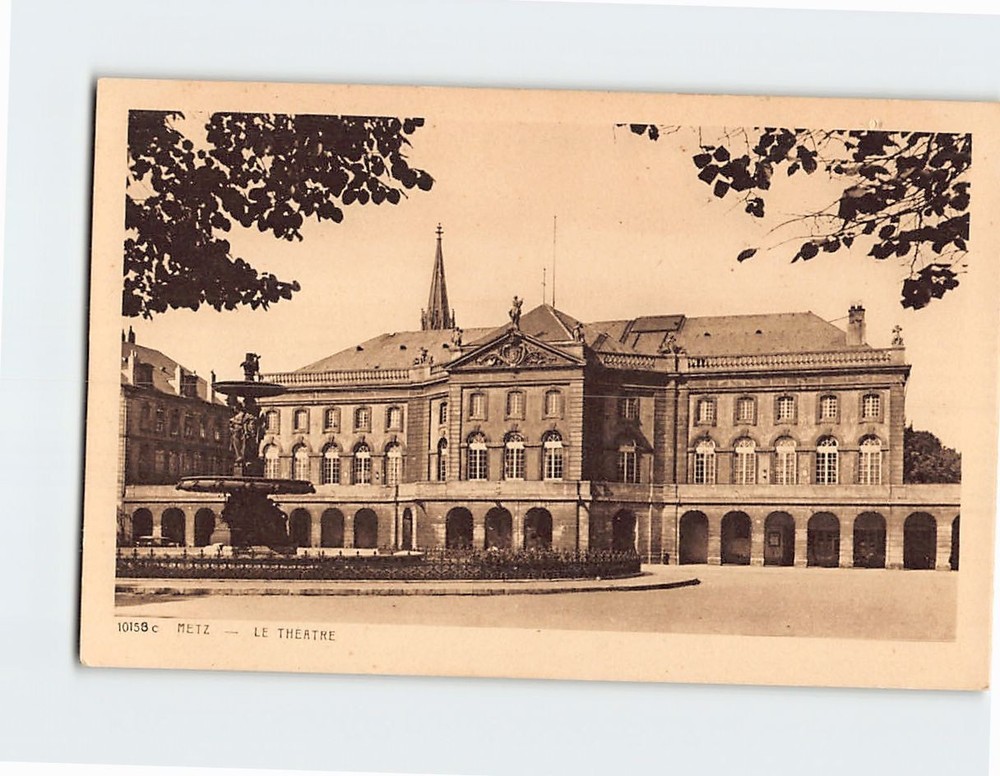 Postcard The Theater At Metz France