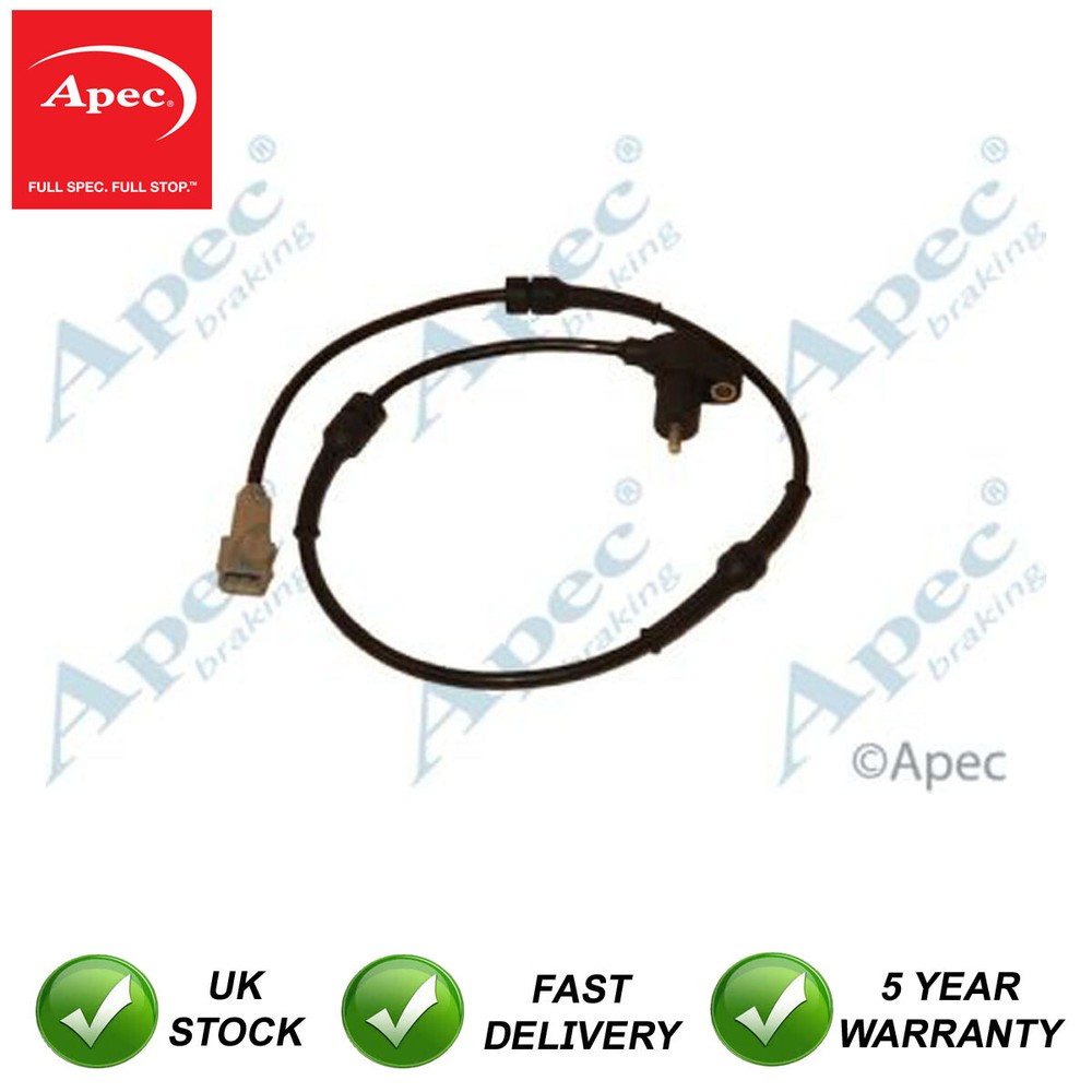 ABS Wheel Speed Sensor Rear by Apec for Peugeot 406 1996-2004 96183261-image