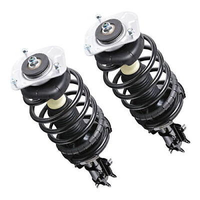 Front Black Shock Absorber Struts Pair for 1999-2003 Volvo S80 11861 11862