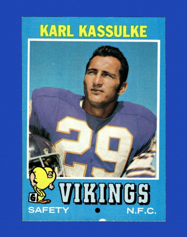 1971 Topps Set-Break # 46 Karl Kassulke RC NR-MINT *GMCARDS*Consign with Greg Morris Cards