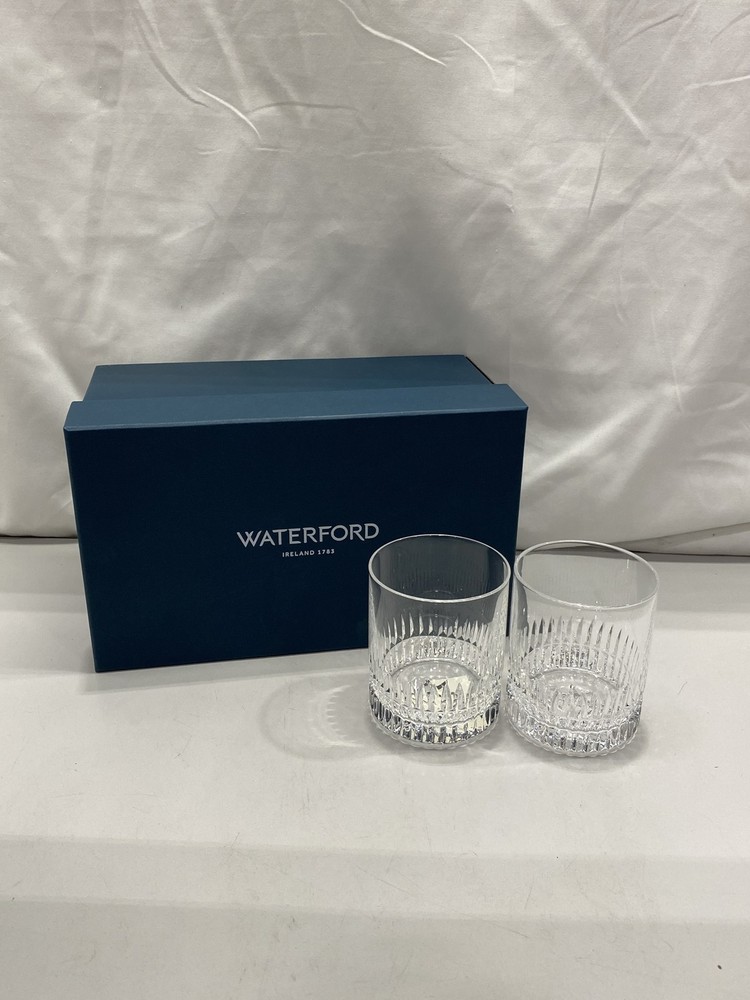 Waterford Lismore Connoisseur Straight Tumbler Set - Crystal Whiskey Glasses
