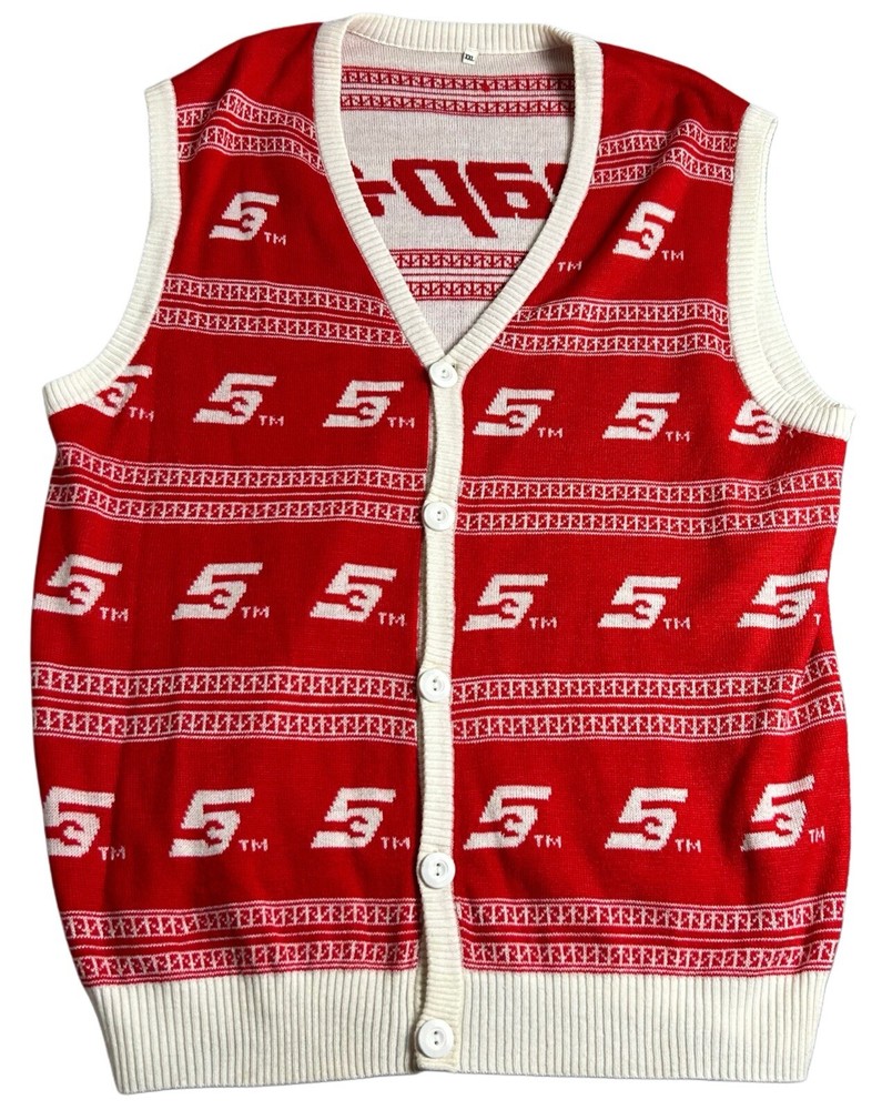 Snap-on Tools Cardigan Vest Men XXL Sweater Front Button Logo Tool Logo