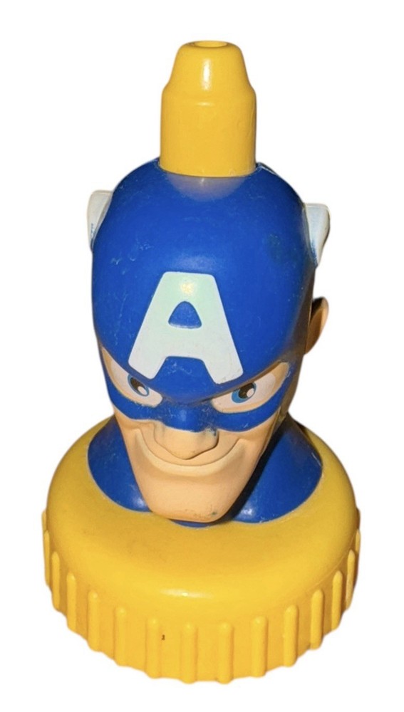 Marvel Captain America Bottle Topper Belly Washers Good 2 Grow Juice Collectible