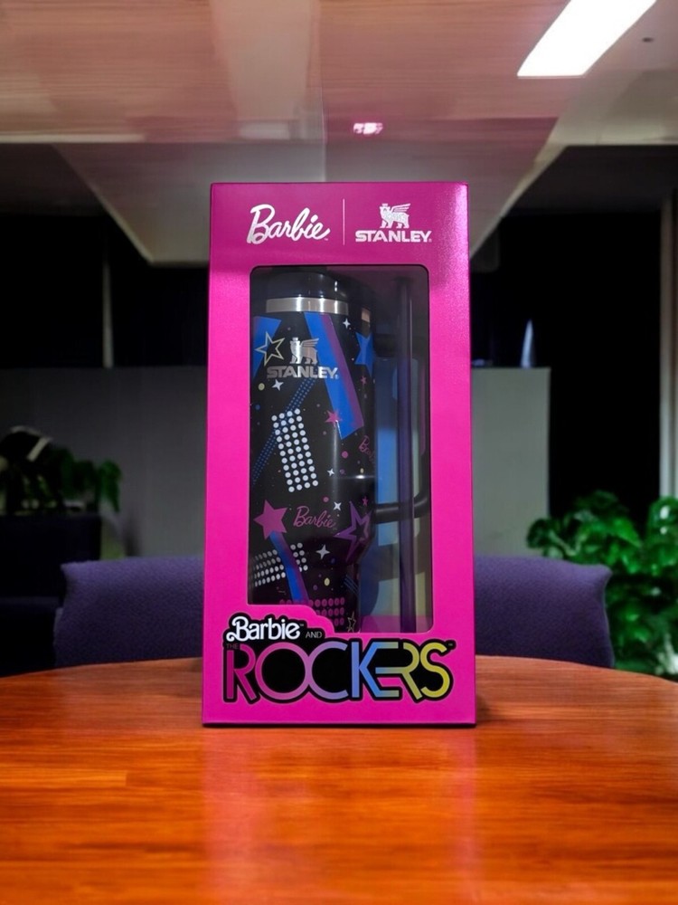 Barbie x Stanley Tumbler 80's Rockers 40 oz Quencher NEW Ships same day