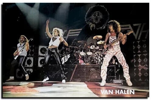 Van Halen 24x36 Inch Rare Collector's Wall Art Poster Photo Print