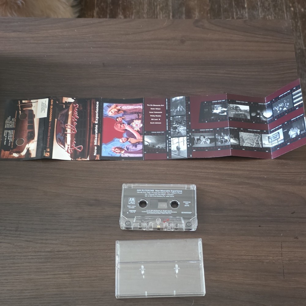 Gin Blossoms New Miserable Experience 1992 A&M Rock Cassette Clear Dolby