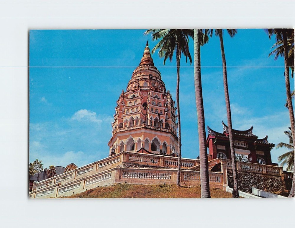 Postcard Kek Lok Si Ayer Itam Pagoda  Penang Malaysia