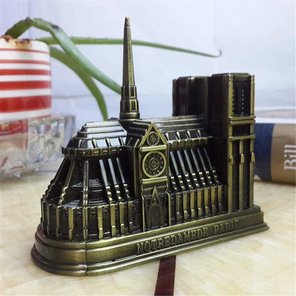 Uterstyle Notre Dame de Paris Model,French Landmark Design Statue,Paris Notre...