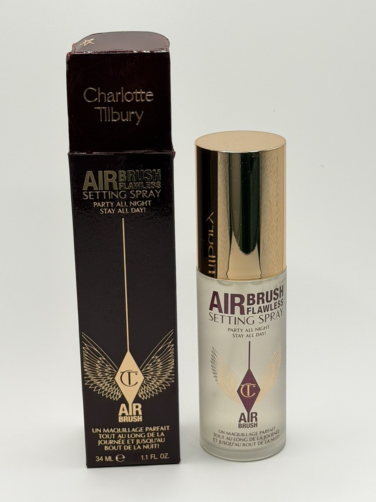 NEW Charlotte Tilbury Airbrush Flawless Setting Spray Stay All Day 34ml/1.1 floz