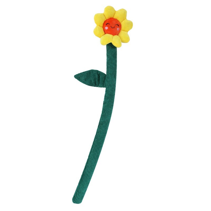 Petlands FLOWER DOG TOYS Interactive Toy Squeak Toys Plush Toy SunFlower 1PCS