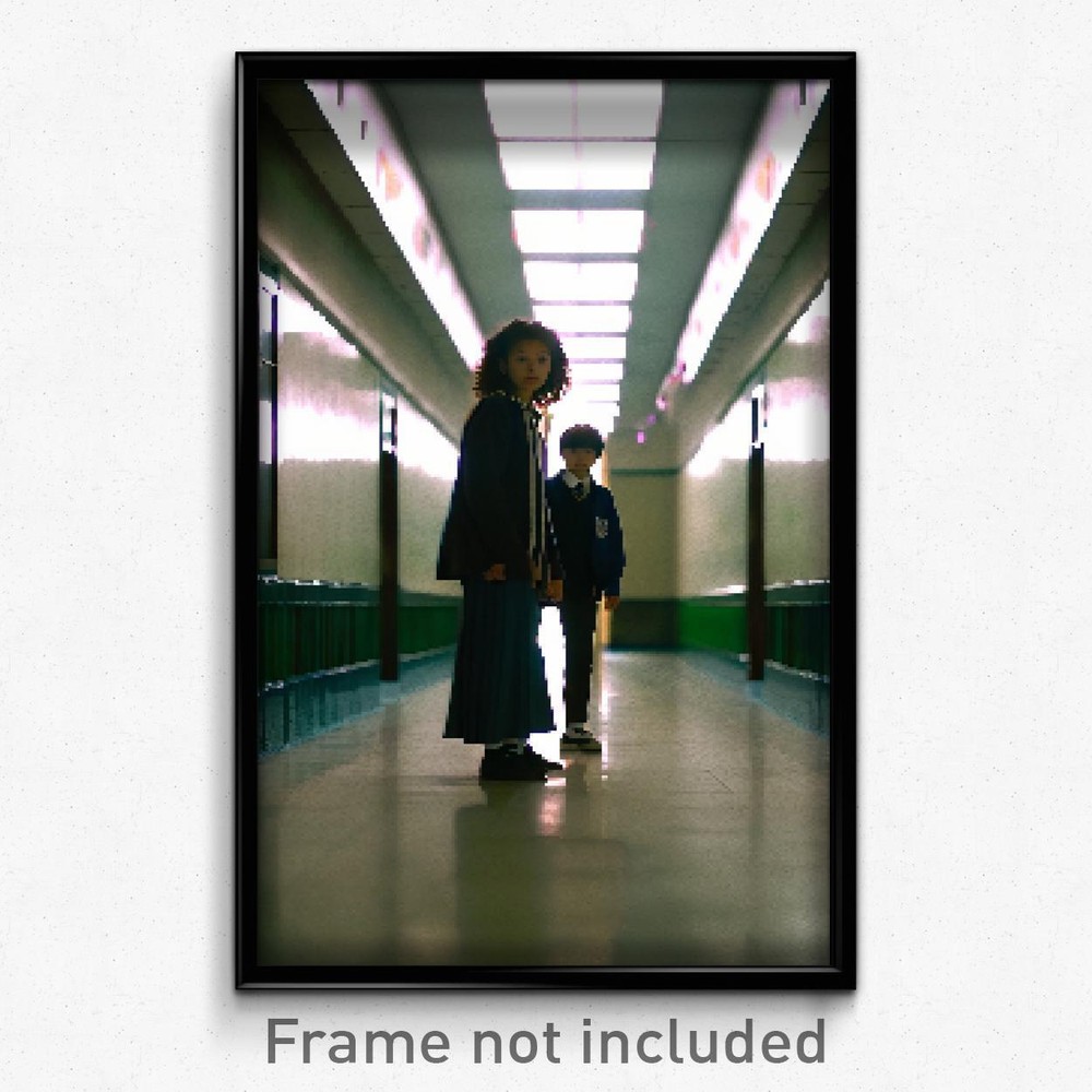 Pixel Art Poster - Underground School (8 Bit Psychedelic Video Game Print)