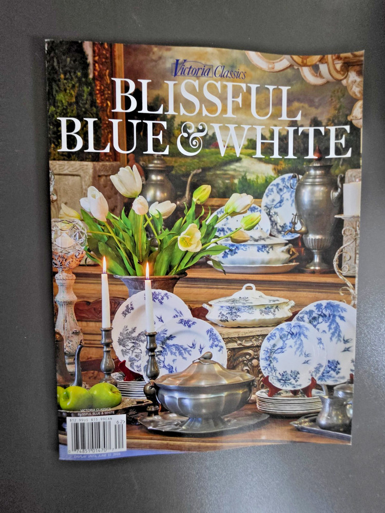 Victoria Classics Blissful Blue & White Magazine - Special Limited Spring Issue