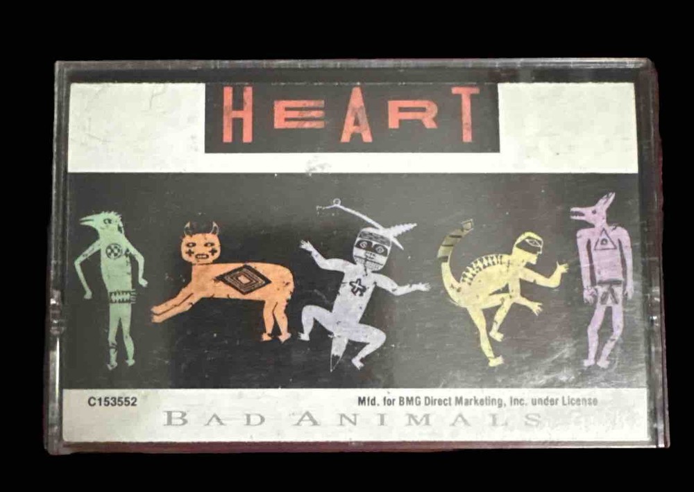 Bad Animals by Heart (Cassette, 1987, Capitol/EMI Records), FAST SHIPPING!