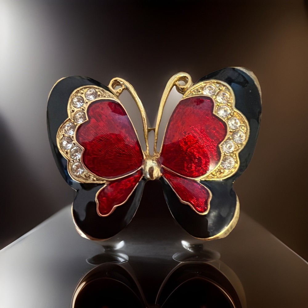 Old Butterfly Brooch Pin