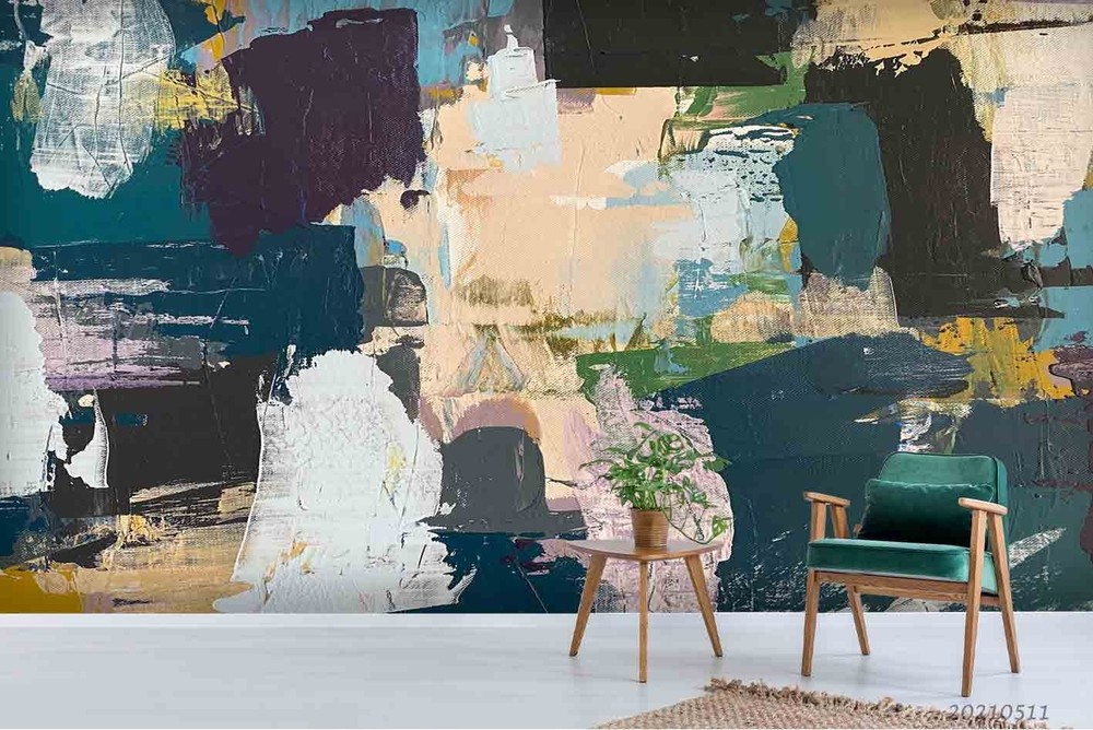 3D Abstract Oil Painting Wall Murals Wallpaper Murals Wall Sticker