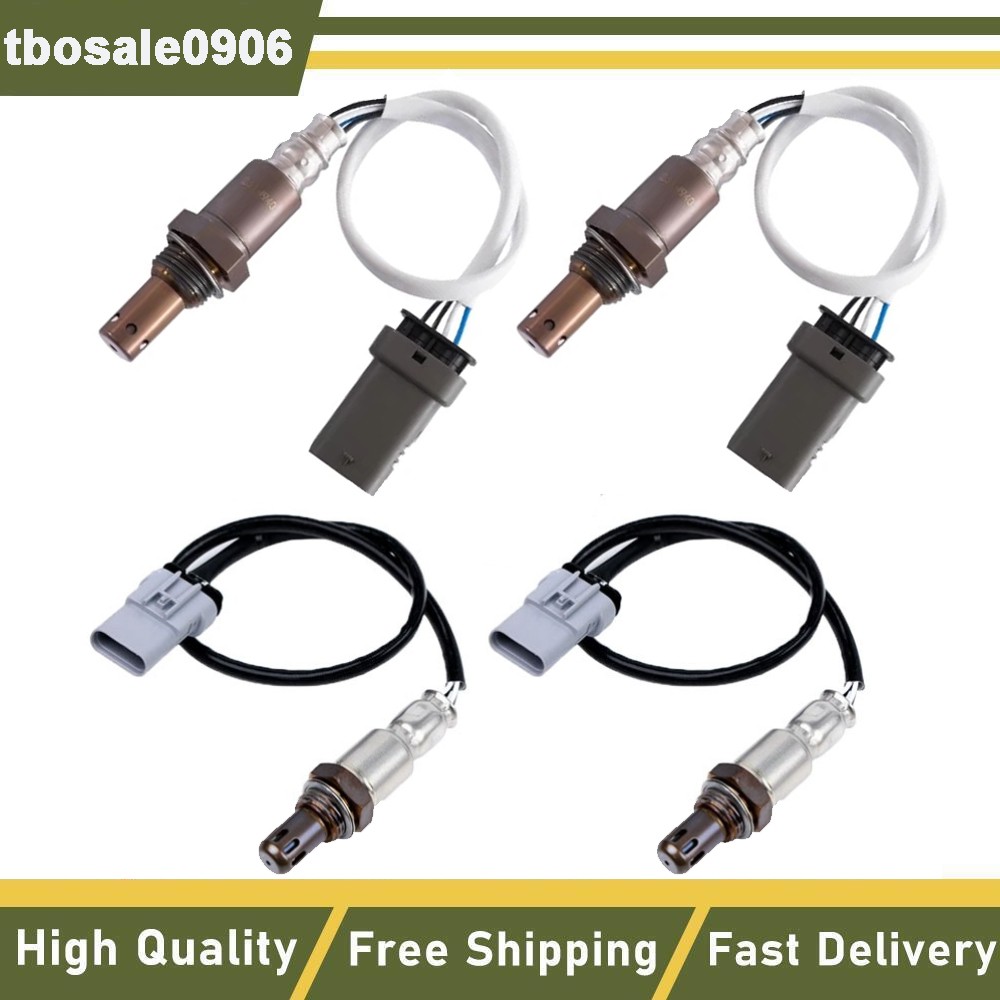 4pcs Oxygen Sensor Up+Downstream For Cadillac Escalade GMC Yukon 6.2L 2016-2020