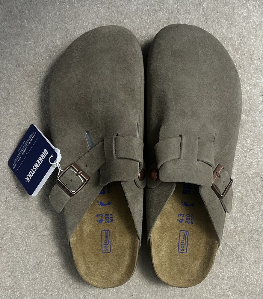 Birkenstock Boston Clog, Size 10 - Green Taupe