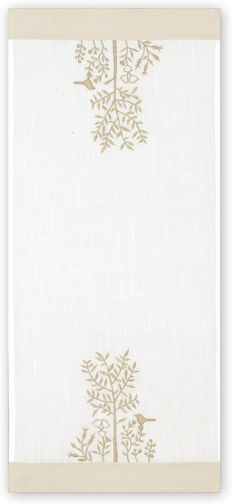 Sand-Colored Rabbit Hollow Table Runner, 16