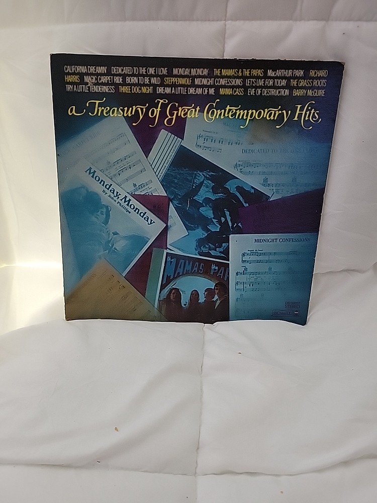 Various – A Treasury Of Great Contemporary Hits, Lp  Vinyl,  Dunhill