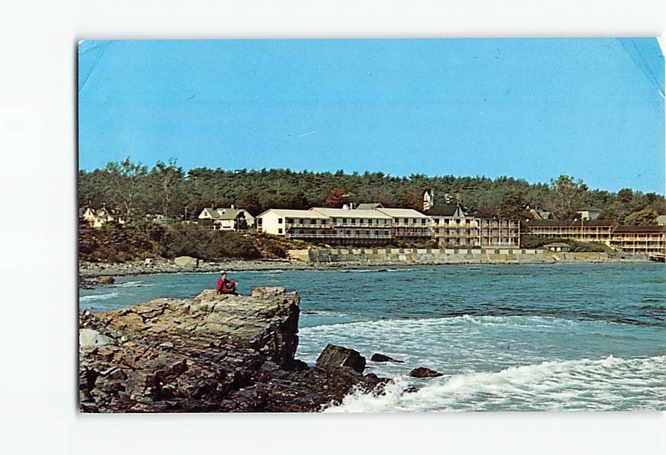 Postcard Sparhawk Resort Motel Ogunquit Maine USA